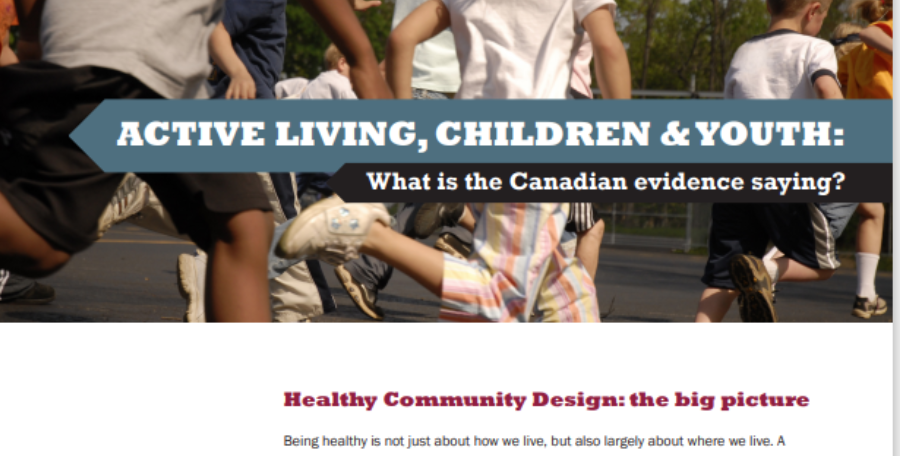 Active Living, Children & Youth: What is the Canadian evidence saying