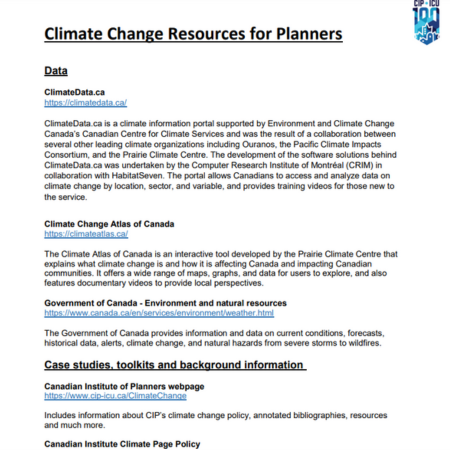 2019 CIP Climate Change Survey – Sources of knowledge and information