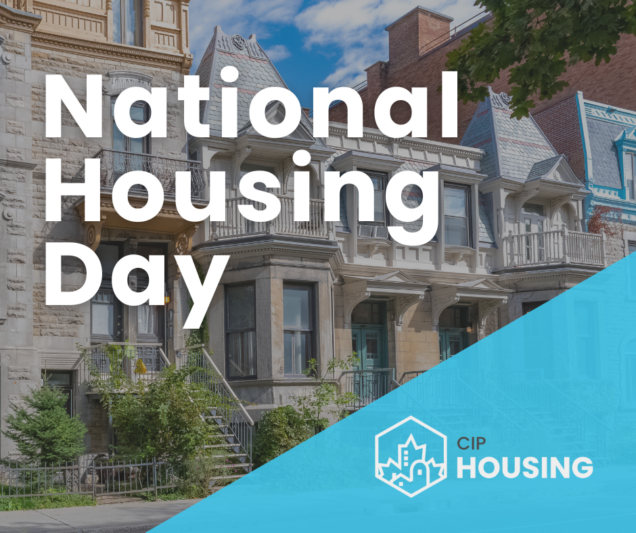 National Housing Day 2023 – Canadian Institute of Planners (CIP)