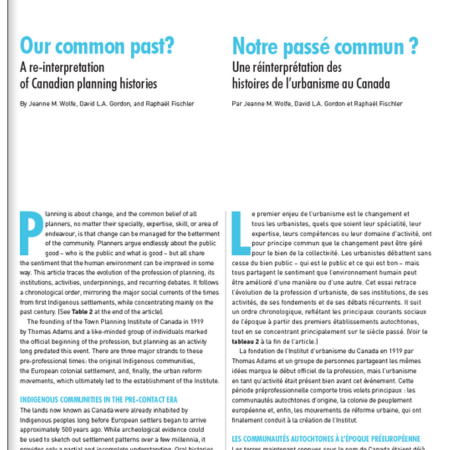 Our common past? / Notre passé commun?