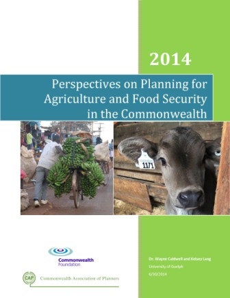 Perspectives on Planning for Agriculture and Food Security in the Commonwealth