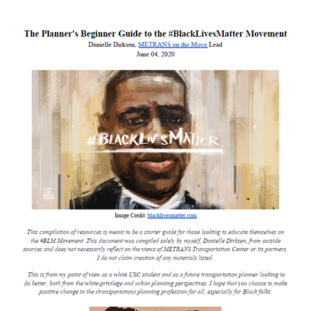 The Planner’s Beginner Guide to the #BlackLivesMatter Movement