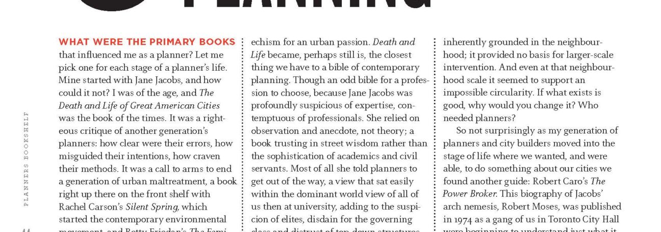 Three Books on Planning